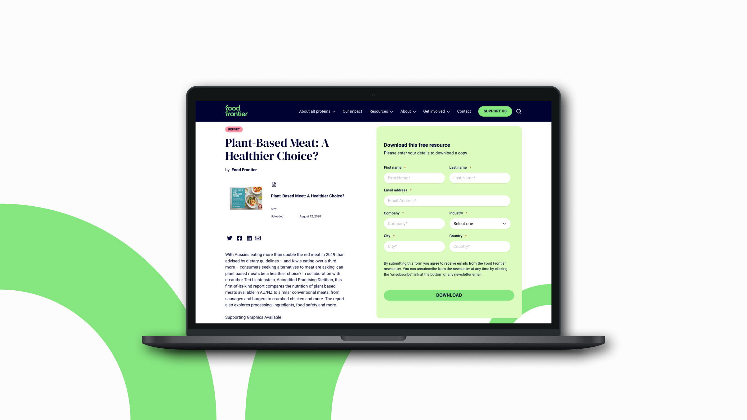 Rock full width image