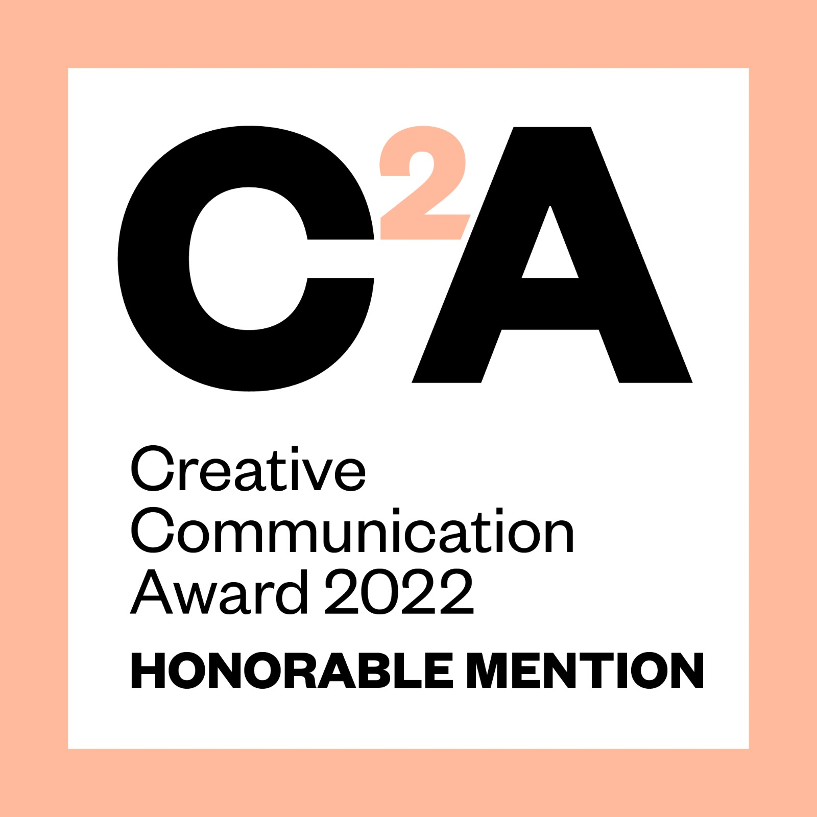 creative communication award 2022 honourable mention