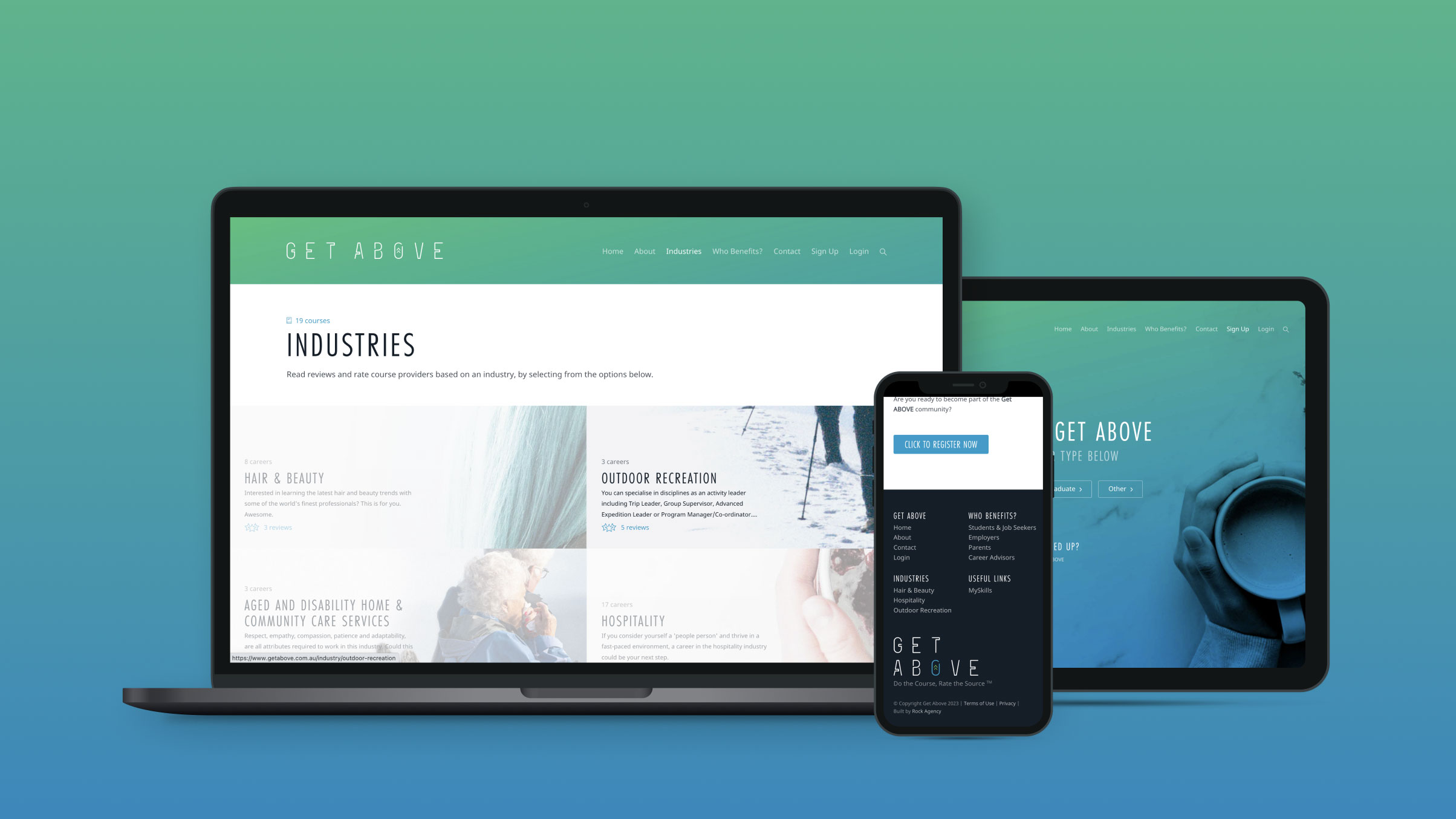 Rock full width image