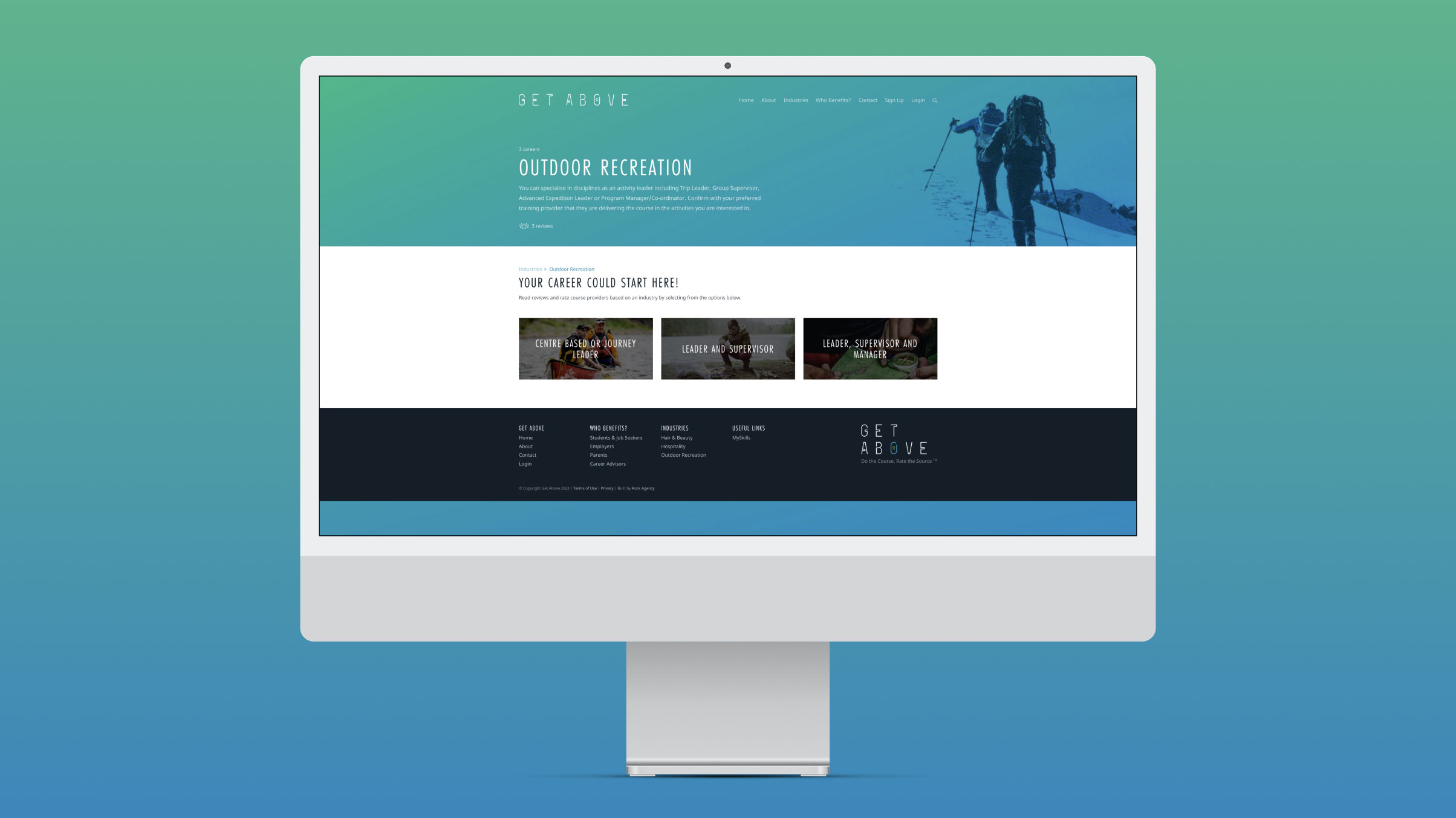 Rock full width image