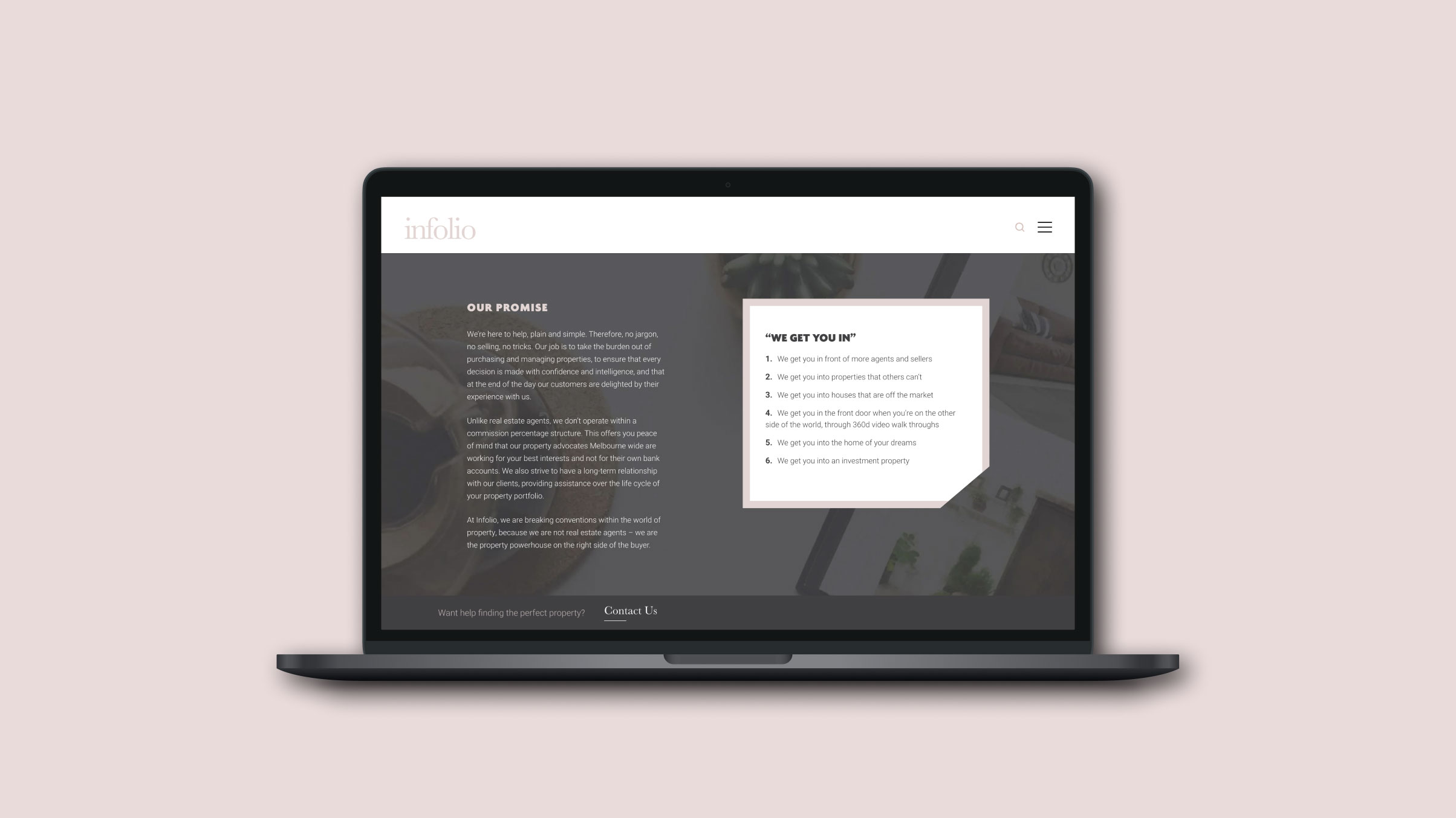 Rock full width image