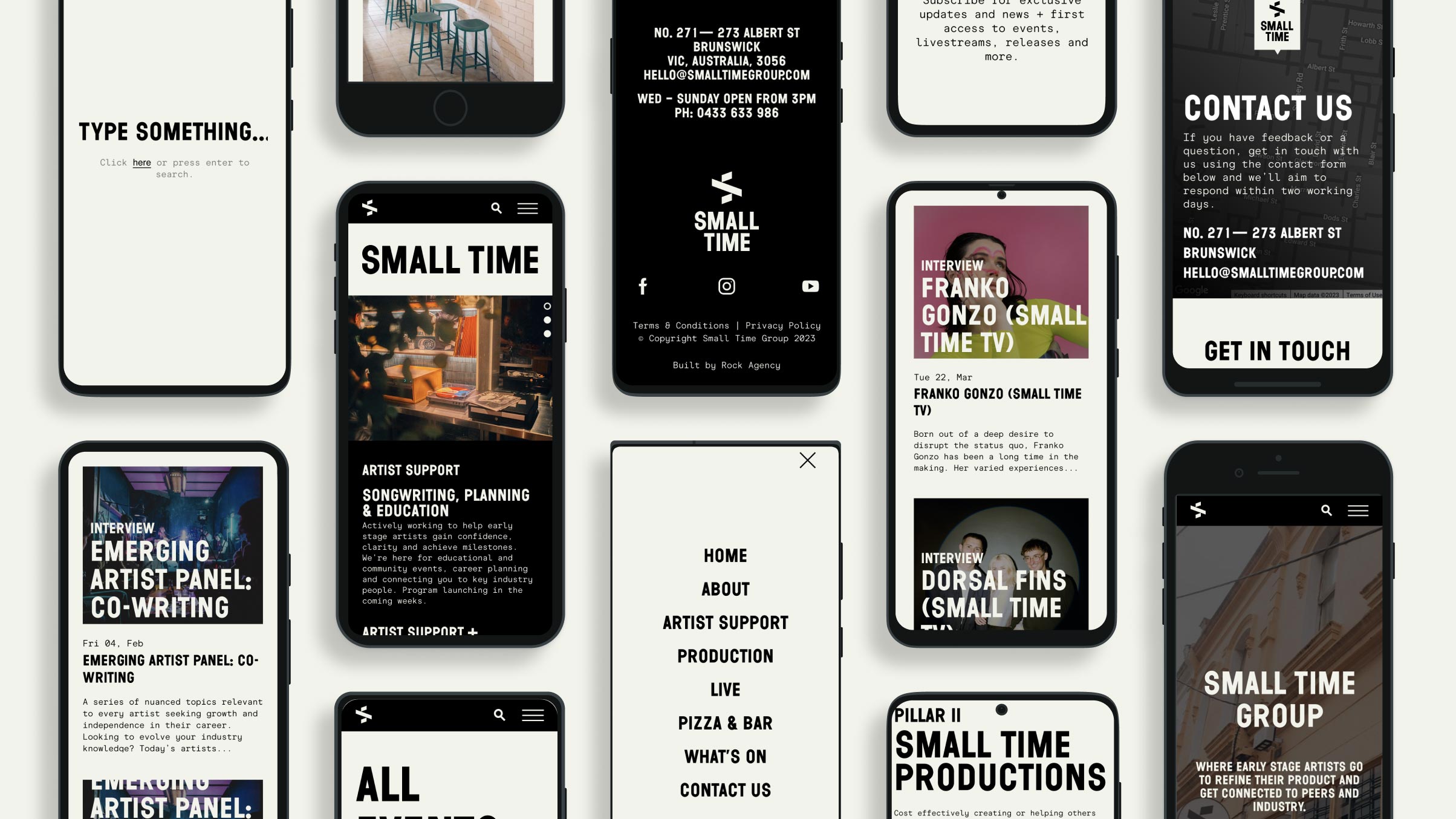 Rock full width image