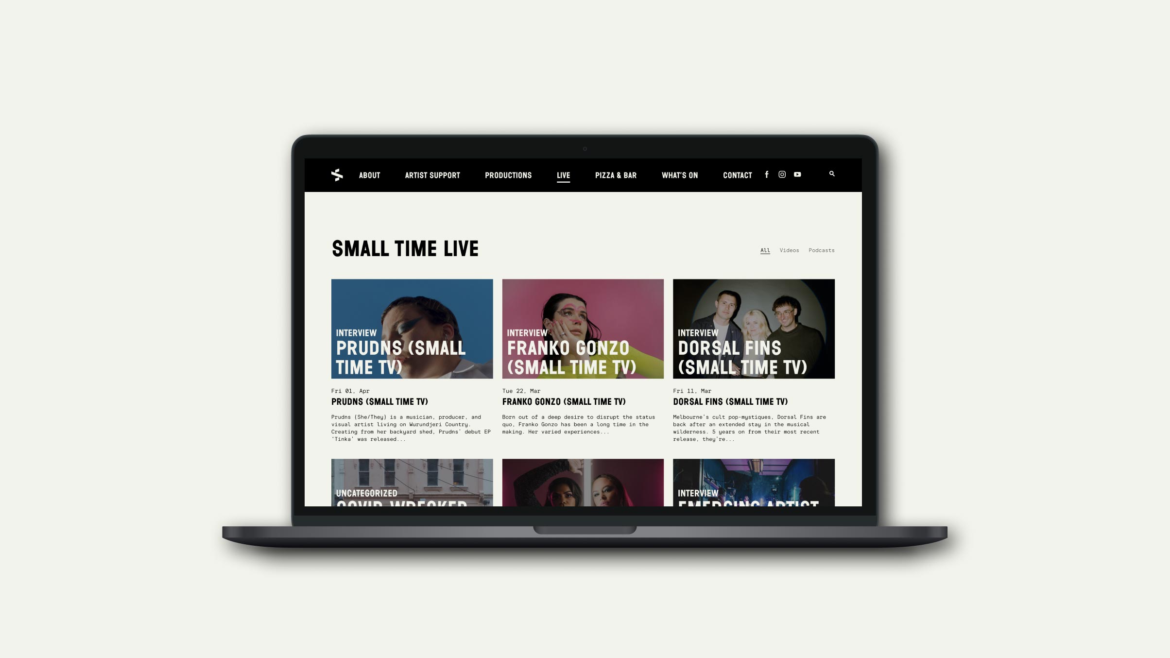 Rock full width image