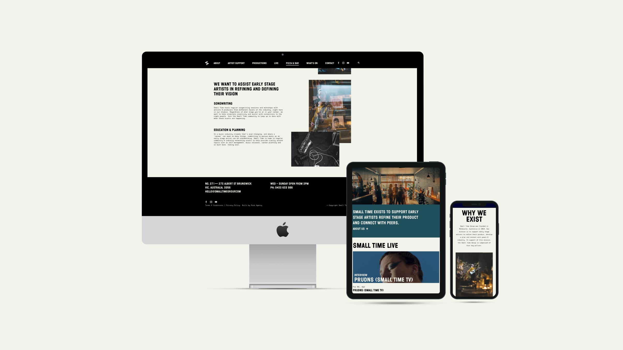 Rock full width image