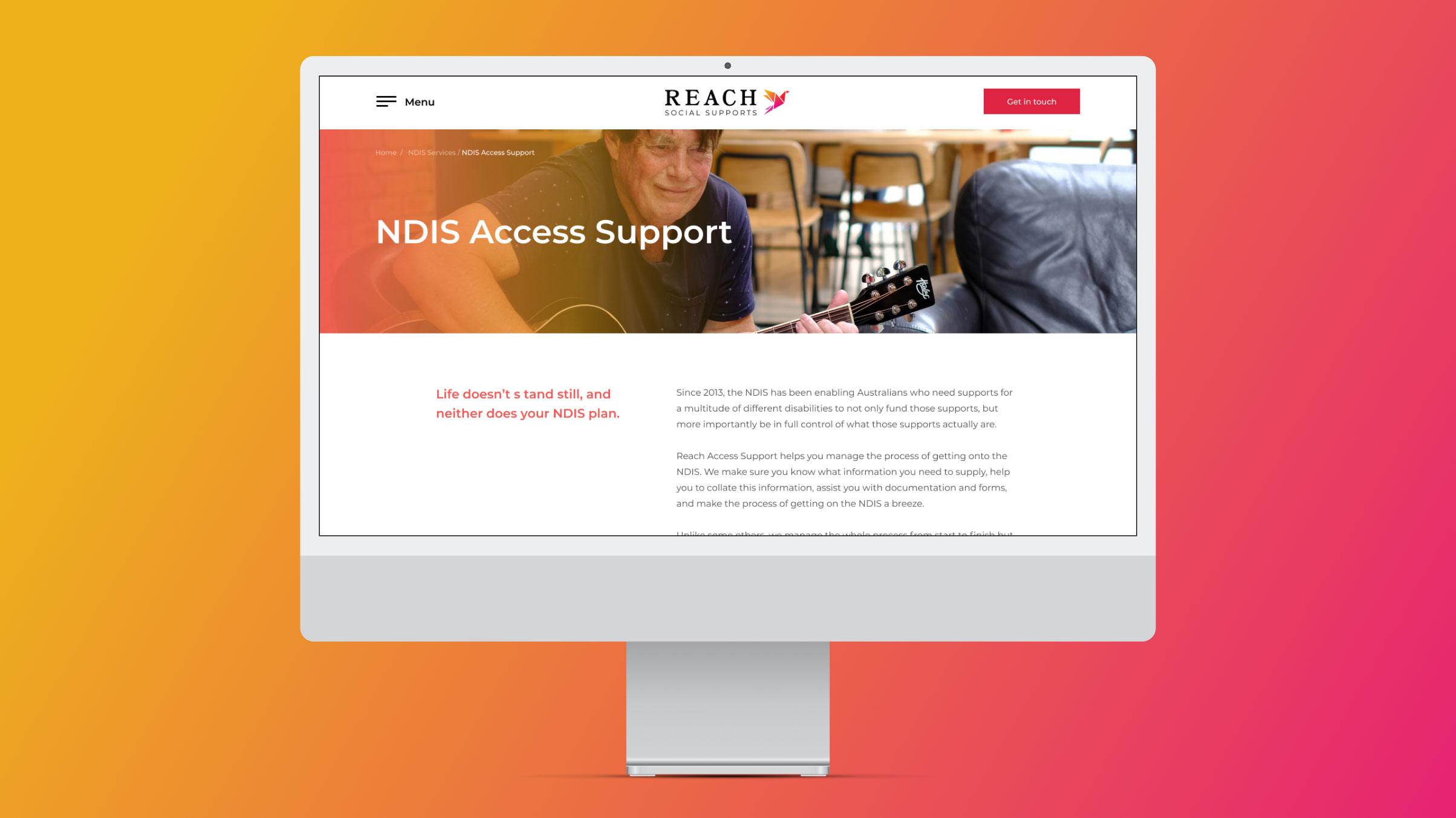 Rock full width image