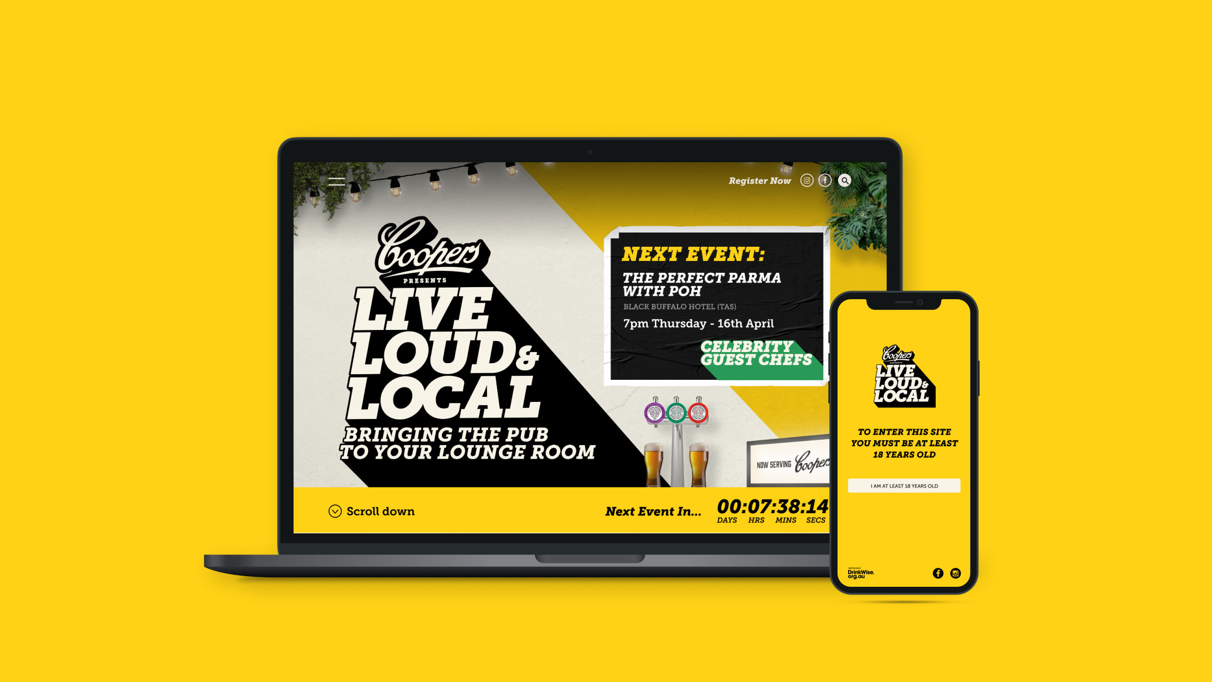 Rock full width image