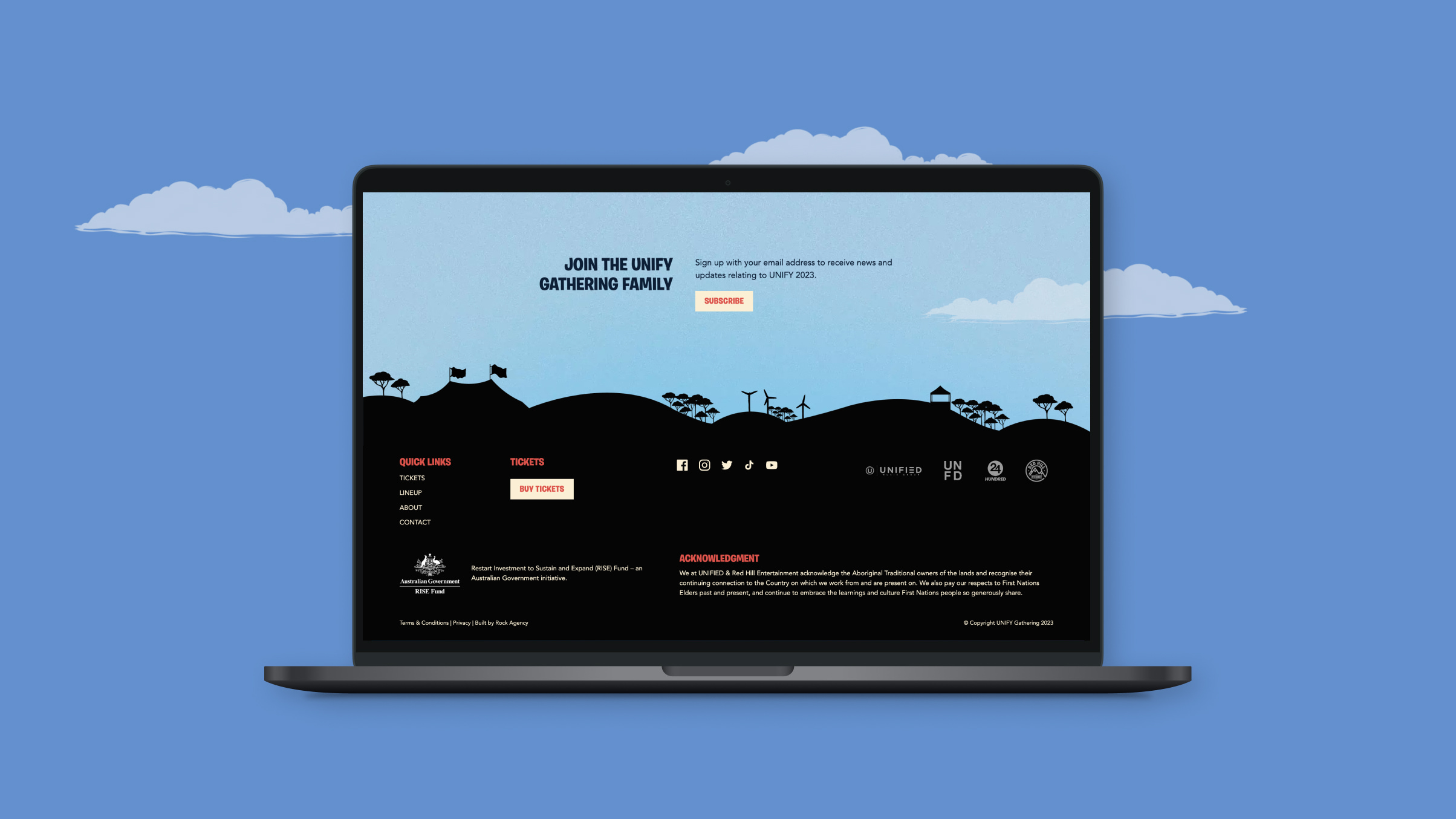 Rock full width image